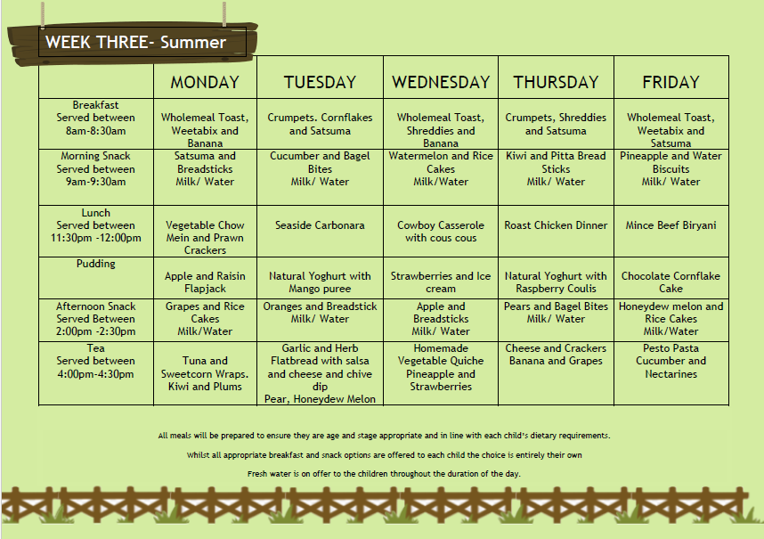 summer week 3
