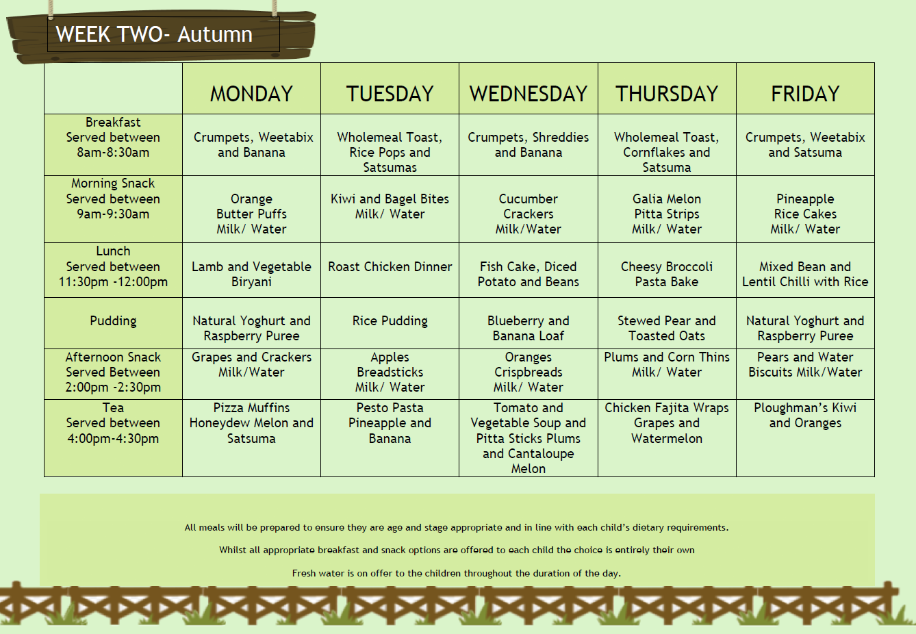 Menu 2